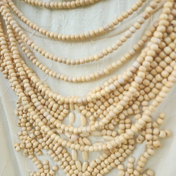 Hazel Cream Ruffled Embellished Tank Top - Picture 2 of 4